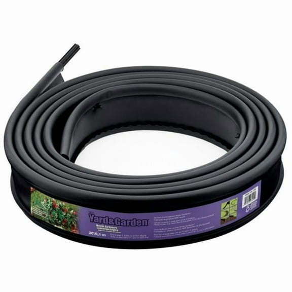 Master Mark 3.5” x 20ft Black HDPE Plastic The Yard & Garden Landscape Edging