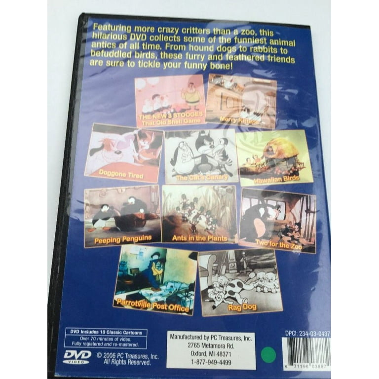 Crazy Critters Cartoons 10 Classic Cartoon Collection (DVD