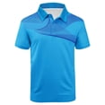 thumbnail image 5 of SGFCWSX Mens Polo Shirts Short Sleeve Quick-Dry Slim Fit Solid Casual Golf Shirts for Men Sky Blue Size 2XL, 5 of 5