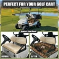thumbnail image 4 of Yuyamidu Bear Golf Cart Seat Covers Southwest Aztec Golf Cart Seat Towel Blanket with 4 Front Pockets Fits in Club Car Other 2-Seat Golf Carts Suitable for All Seasons, 4 of 7
