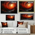 thumbnail image 5 of Designart "Inflection Spiral With An Infernal Touch I" Abstract Spirals Picture Framed Canvas Wall Art, 5 of 5