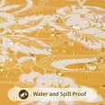 thumbnail image 4 of Table Cloth Rectangle Table, Yellow Floral Tablecloth Rectangular, Waterproof Spring Summer Outdoor Tablecloth Heavy Duty for Dining Buffet Wedding Camping, 60x84, 4 of 6