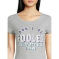 thumbnail image 4 of Wound Up Juniors Don't Be Fooled Short Sleeve Graphic T-Shirt, 4 of 5