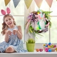 thumbnail image 3 of Plastic Easter Wreath 12 Inch With Bunny Egg Design For Front Door Wall Spring Holiday Home Decoration, 3 of 7