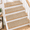 Khaki-4, variant on Red 4 Non Slip Stair Treads For Wooden Steps Smooth Surfaces