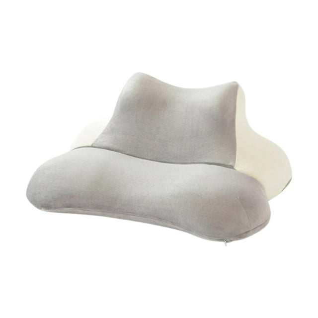 Lipstore Back Support Pillow Headrest for Sleeping Reading Office Desk Napping Pillow Gray