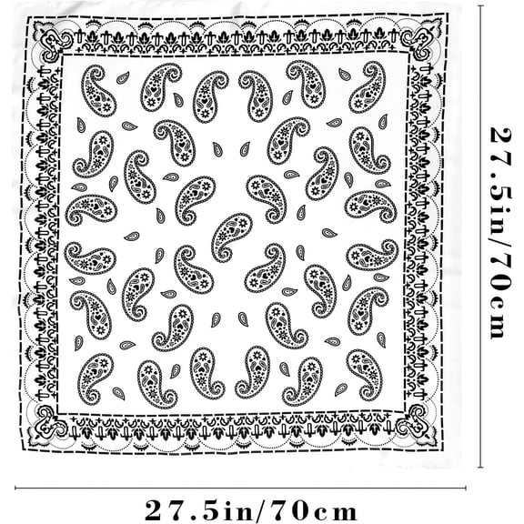 WEIFEI-27.5” Silk Satin Square Head Scarf - 4PCS Satin Head Scarves for Women Hair Kerchief Bandanas Sleeping Head Wraps