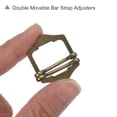 thumbnail image 3 of 8Pack Metal Adjuster Slide Buckles, 20mm Webbing Strap Roller Pin Clip (Bronze), 3 of 6
