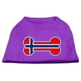 thumbnail image 1 of Bone Shaped Norway Flag Screen Print Shirts Purple L (14), 1 of 1