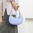 thumbnail image 2 of Bolso de hombro de PU para mujer Bolso de moda para axila Bolso cruzado con cremallera (azul), 2 of 2