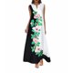thumbnail image 1 of Vestidos de Verano de una Línea para las Mujeres 2025, Maxi de Impresión sin Mangas de Cuello en V de Moda para Ocasional, Fiesta Y Boda, 1 of 6