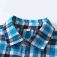 thumbnail image 4 of OGLCCG Boys Button Down Shirts Toddler Long Sleeve Collared Plaid Shirts School Uniform Dress Shirts Size 6M-5T, 4 of 8