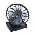 thumbnail image 1 of 3 Ventiladores Solares Para Picnic Con Soporte De Abrazadera, Ventilador Pequeño Para Senderismo, Ventilador Con Clip Manos Libres, 1 of 8