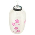 thumbnail image 3 of Shisuyan Lantern Pink Silk 1Pcs 18.5X9.4X9.4In, 3 of 8