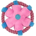 thumbnail image 2 of Dog Flying Disc Toy: Cotton Rope Plush Round Stuffed Puppy Toy Pet Teething Toy, 2 of 10