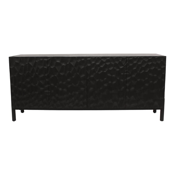 Moe's Home Collection Misaki Wood Sideboard Black Color