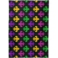 thumbnail image 2 of Coolnut Mardi Gras Rectangle Tablecloth Spill-Proof Polyester Table Cloth Table Cover for Kitchen Dining Picnic Holiday Party Decoration, 54"x72", 2 of 7