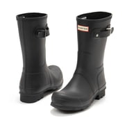 Hunter Men's Original Short Rain Boot, Black,7 M US