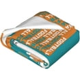 thumbnail image 5 of Custom Miami Blanket Personalized Throw Blankets Name and Number for Men Women Boy Football Style Decor Gifts, 5 of 6