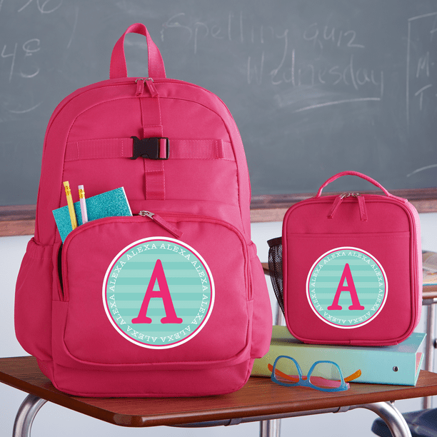 Online Personalized Allover Name Pink Backpack + LunchboxAvailable Individually or as a Set