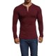 thumbnail image 1 of Playeras John Leopard Henley Ajuste Perfecto Slim Fit Cd, 1 of 7
