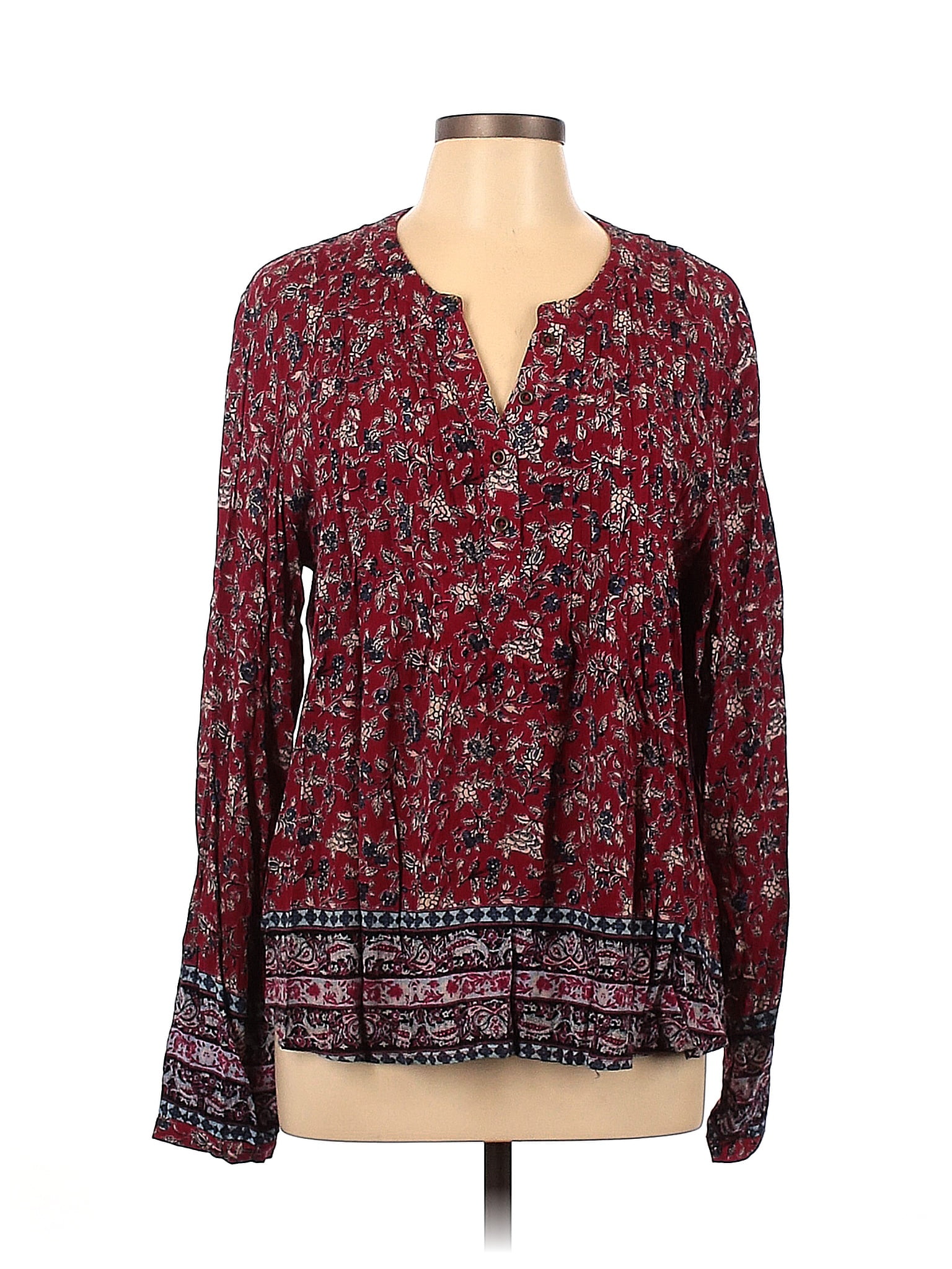 knox rose peasant top