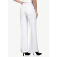 thumbnail image 2 of Womens Dress Pants Wide Leg Pull On Stretchy Work Pants Women High Waisted Business Casual Trousers with Pockets, 2 of 10