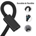 thumbnail image 4 of 4X Nylon para Connect Al Cable de Carga USB-C para Pro7 Go2 Pro6 5/4/3 Laptop Book, 4 of 5