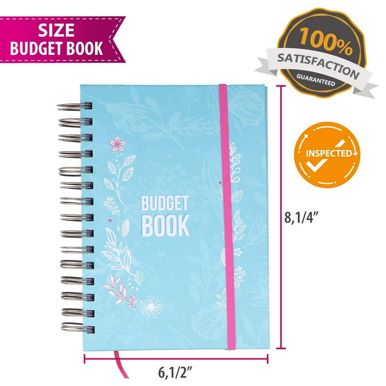 Nextnoid Budget Planner – Monthly Bill Organizer With Stickers, Debt & Savings Trackers, A5 Hardcover