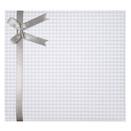 UPC: 0191518425895 | Gray Gingham Scrapbook with Ribbon by Recollections™