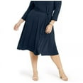 thumbnail image 3 of Charter Club Womens Plus V-Neck Tie Waist Casual Dress Black 1X, 3 of 3