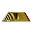 thumbnail image 2 of Ahgly Company Machine Washable Indoor Rectangle Abstract Yellow Contemporary Area Rugs, 8' x 10', 2 of 4