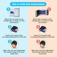 thumbnail image 3 of NEWGO Ice Cap for Migraines,Cold Therapy Hat, Gel Cold headache hat Pack with Soft Head Wrap for Tension, Sinus, Stress Relief, Puffy Eyes (Black), 3 of 8