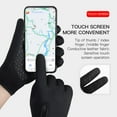 thumbnail image 5 of Unisex Sports Touchscreen Winter Thermal Warm Full Finger Gloves for Cycling Bicycle Bike Ski Outdoor Camping Hiking Motorcycle (Sky Blue,XL), 5 of 7