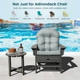 thumbnail image 7 of Kadyn Outdoor Waterproof Seat Cushions, Chair Pads, Patio Adirondack Chair Cushion with Fixing Straps and Seat Pad-Gray, 7 of 7
