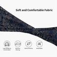 thumbnail image 5 of Lsque Copper-Gold Gloss Outline Rose Pattern Sweatbands Sports Headband for Men & Women - Moisture Wicking Athletic Cotton Terry Cloth Sweatband for Tennis, Basketball, Running, 5 of 9
