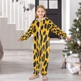 thumbnail image 6 of Soft Big Kids Onesie Pajamas Cozy Loose-Fit Jumpsuits for kids with Pockets for Christmas Lounge & Play Leopard Print, 6 of 8