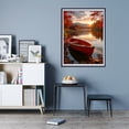 thumbnail image 7 of Diamond Art Kit for Adults, Sunset Lake Autumn Reflections Boat Diamond Painting for Adults Beginners, DIY Diamond Art Painting Kits, 5D Diamond Painting Crafts for Home Decor 12x16 Frameless, 7 of 7