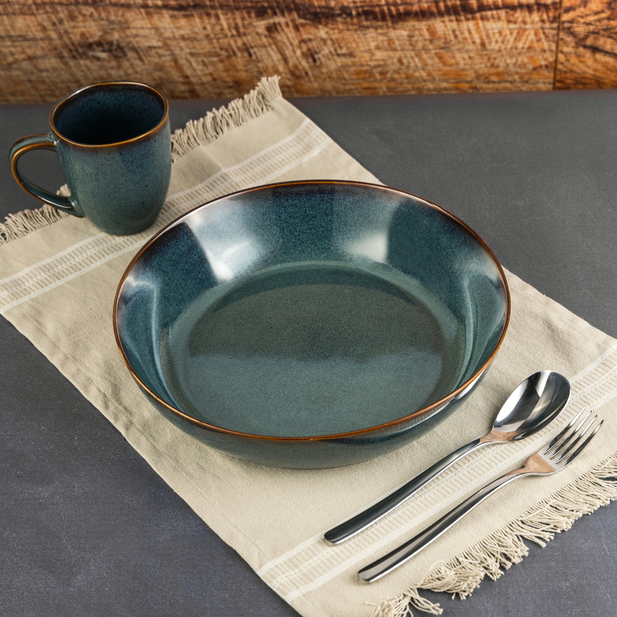 (2 pack) Ceramic Round Serve Bowl