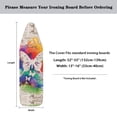 thumbnail image 5 of HELLHERO Colorful Butterfly Design Elastic Edge Iron Board Cover Easy Fit Tabletop Ironing Board Cover for Friends No Padding, 5 of 5