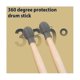 thumbnail image 4 of 2026 SOLO Drum Stick Silicone Sleeve Weak Sound Set Drum Stick Protective Sleeve(Grey), 4 of 5