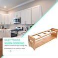 thumbnail image 3 of SWETRACE 1Pack Countertop Spice Rack Bamboo Kitchen Organization for Cookers, 3 of 5