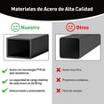 thumbnail image 2 of Tendedero Plegable, Tendedero Retractil Pared, Cable de Acero, Reforzado con Metal, para Colgar Ropa y Mantas Pesadas, Adecuado para Patio, Balcón, Terraza, Exterior(Negro, 4 lineas), 2 of 7