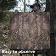 thumbnail image 4 of Hunting Tree Stand Blinds- Treestand Camo Blind Cover- Hunting Camouflage Ground Blind with Zipper for Deer, Turkey Hunting (Frames Not Included), 4 of 7