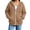 E1-Khaki1619, variant on Puliio Womens Loose Raglan Sleeve Full Zip Hoodies Winter Warm Hooded Sweatshirts with Side Pockets
