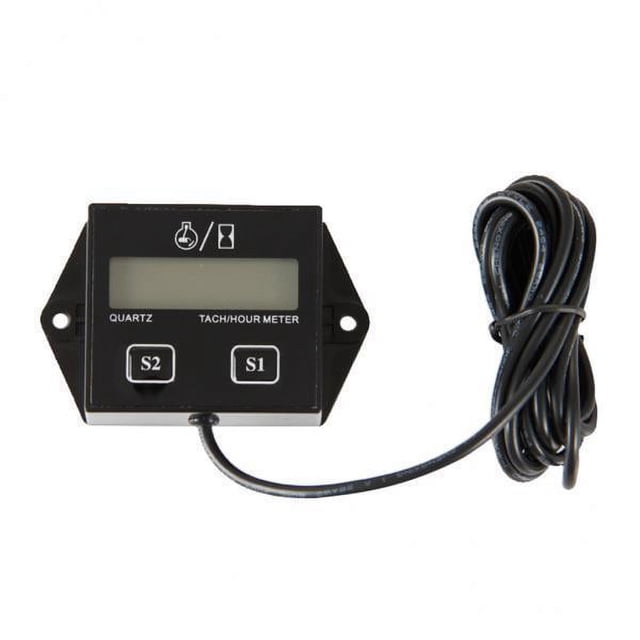 koolsoo 2-3 of RPM Hour Tach Meter LCD Display for Bike Motorcycle 3 Pcs