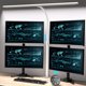 thumbnail image 1 of EYOCEAN Lámpara de escritorio LED, 24 W, 80 cm, lámpara de mesa con control de gestos y mando a distancia, lámpara de luz diurna, 1 of 8