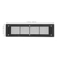 thumbnail image 2 of CRAFTHROU vent covers Vent Cover Plastic Black Rectangle for Building Contractors 1Set, 2 of 8