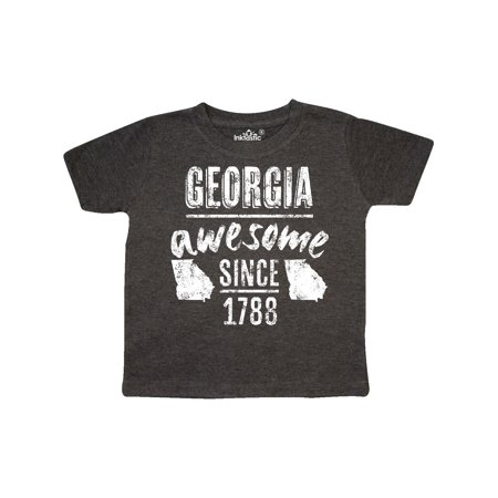 

Inktastic Georgia Awesome Since 1788 Gift Toddler Boy or Toddler Girl T-Shirt