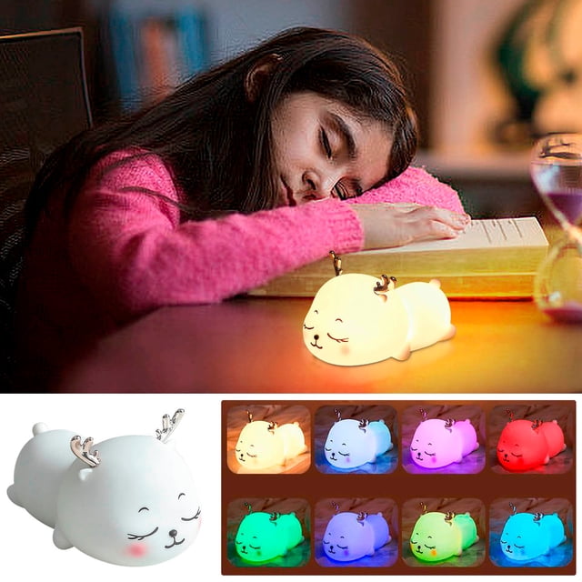 Ovzne Table Lamps For Bedroom Led Night Light Desk Light Rechargeable Bedroom Color Changing Colorful Gift Light For Kids Retro Night Light On Clearance